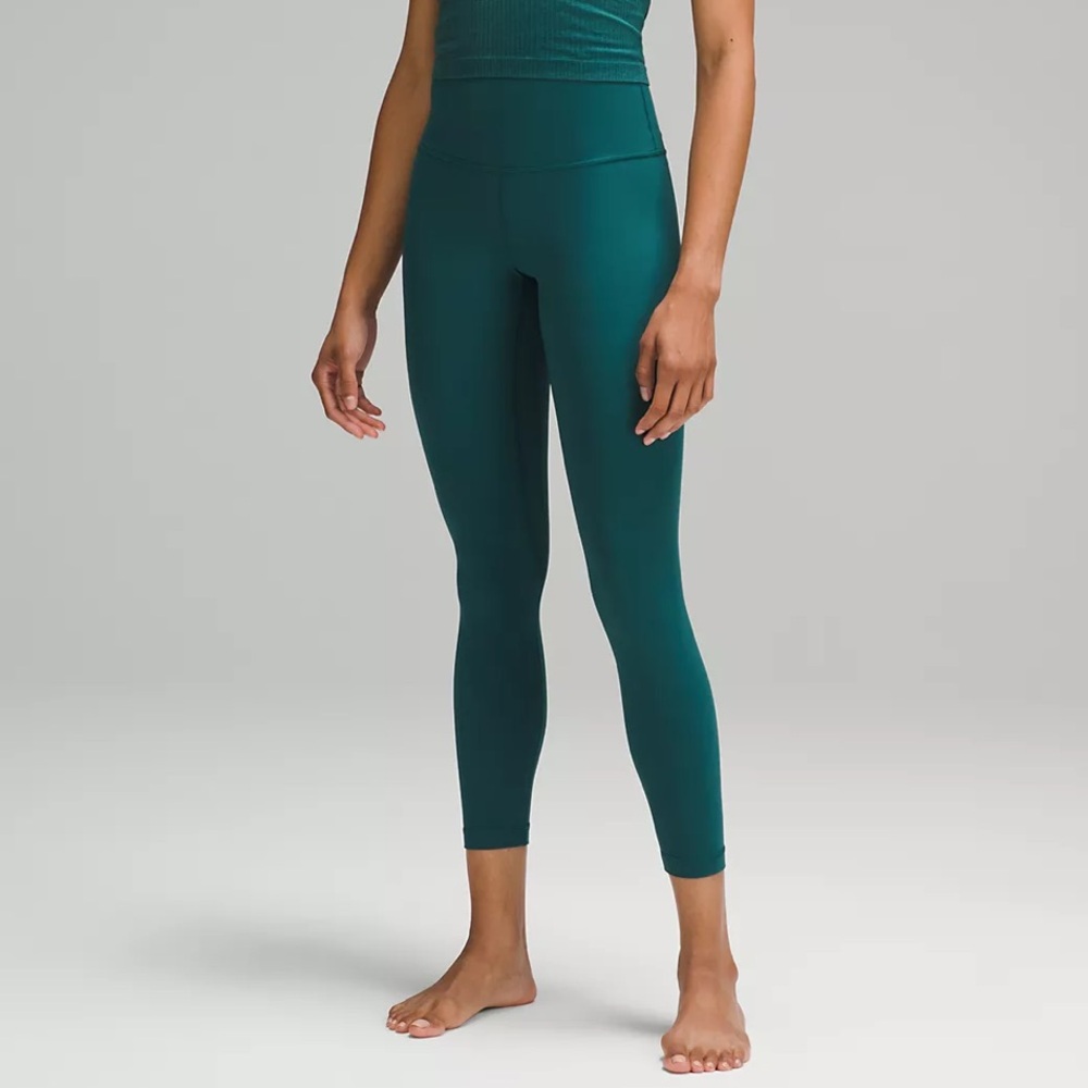 Lululemon align 25 inch green jasper leggings. Used like new condition